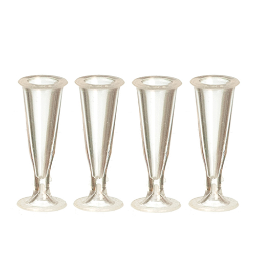 Champagne Flutes, 4 pc.